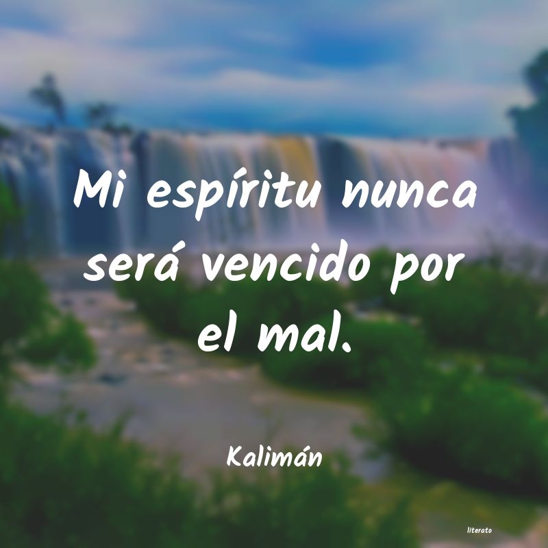 frases de Kalimán