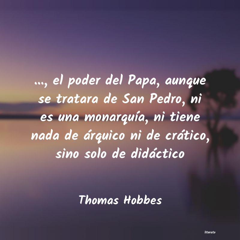 Frases de Thomas Hobbes