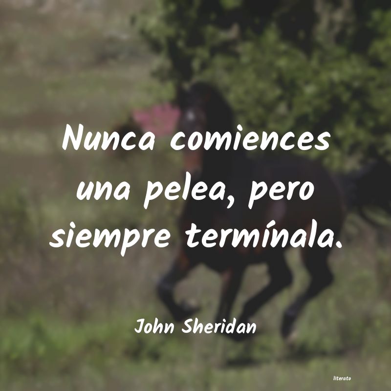 Frases de John Sheridan