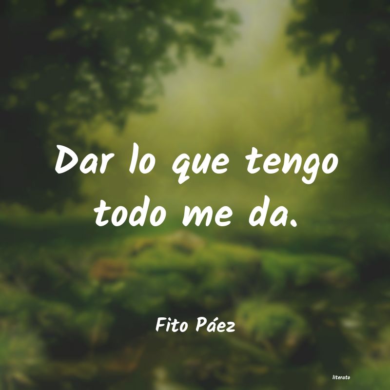 Frases de Fito Páez