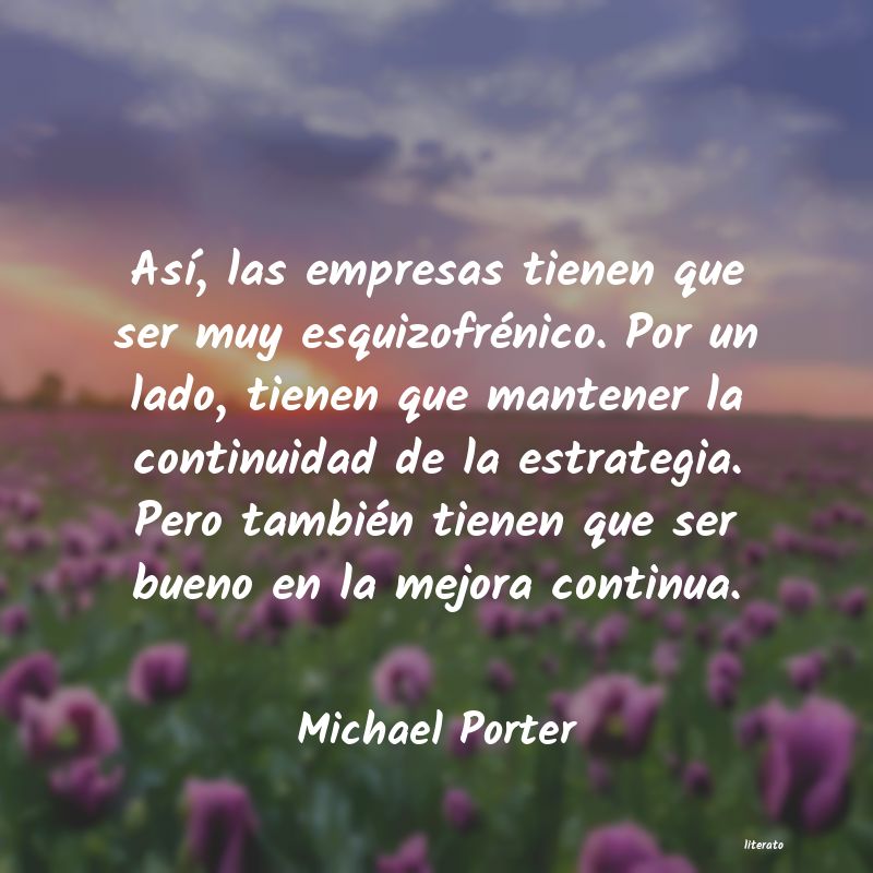 Frases de Michael Porter