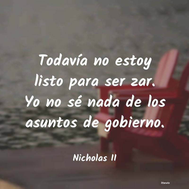 Frases de Nicholas II