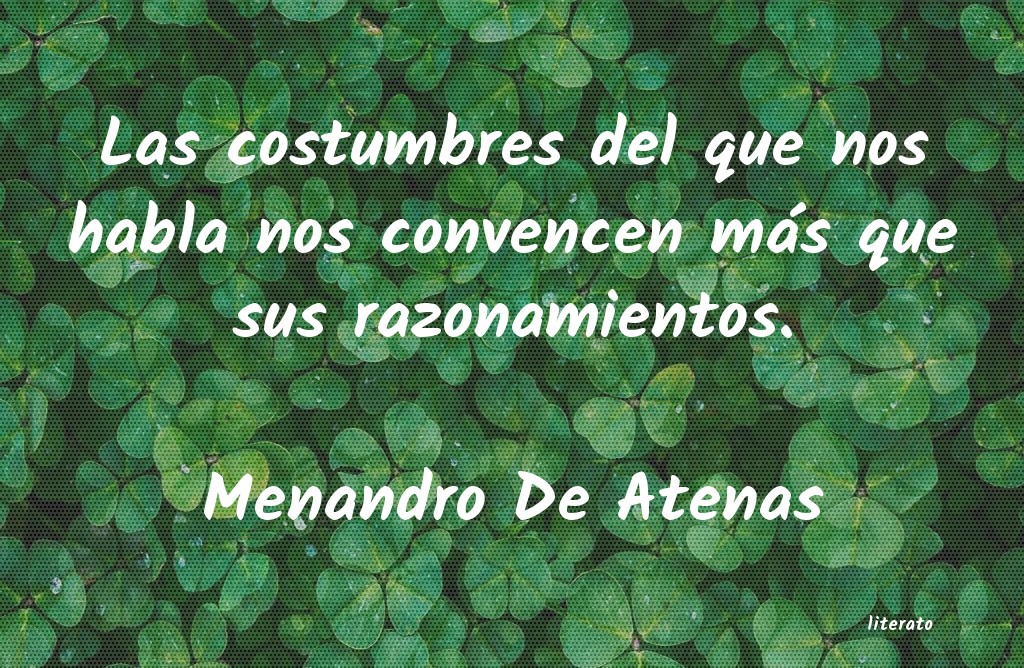 frases de Menandro De Atenas