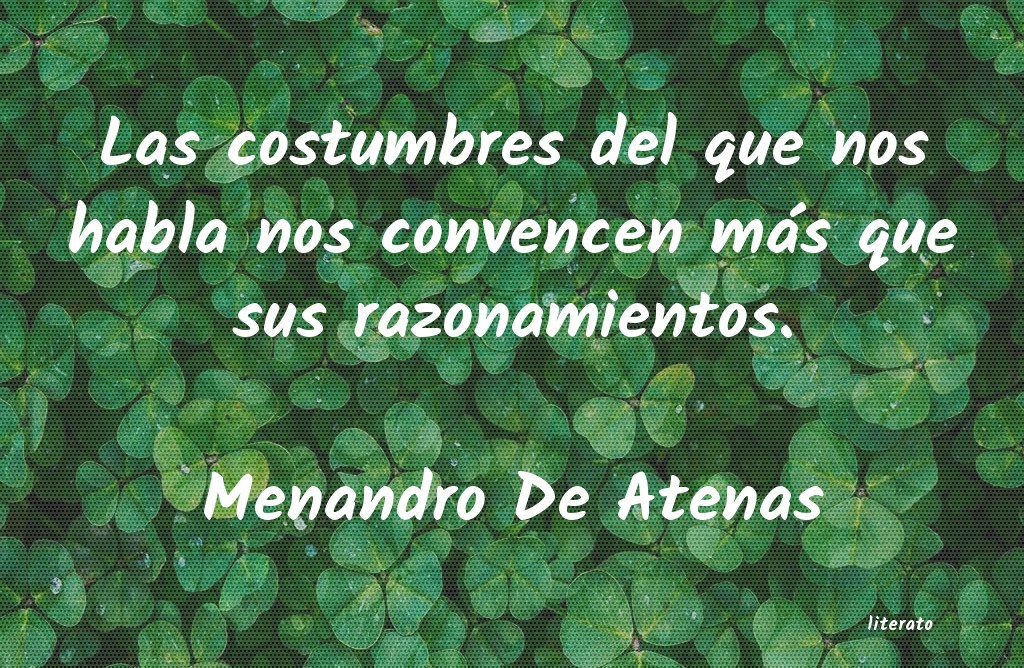 Frases de Menandro De Atenas