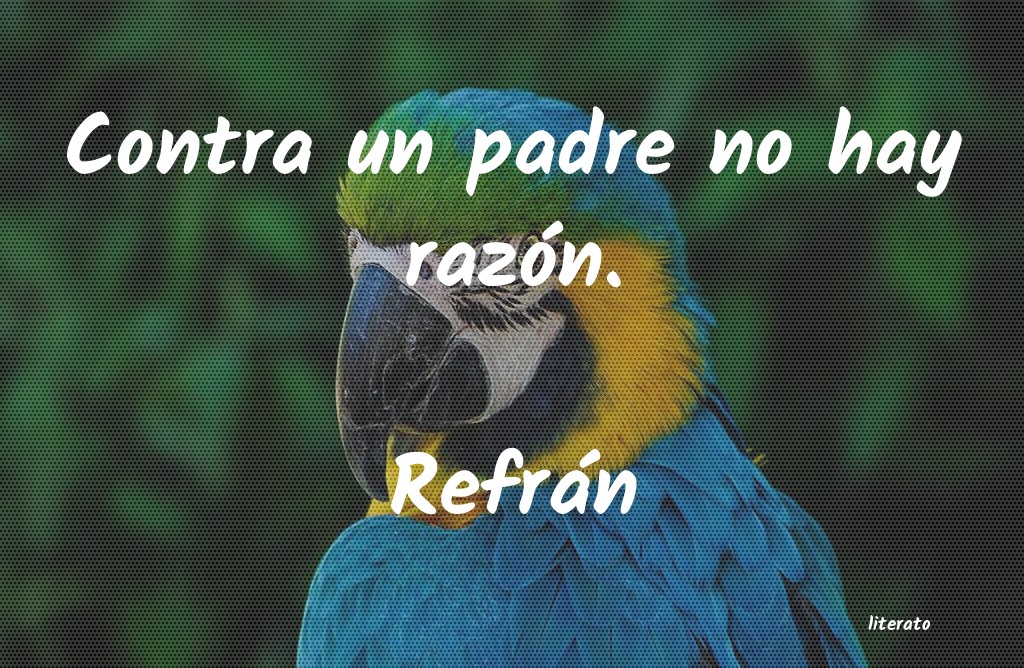 Frases de Refrán