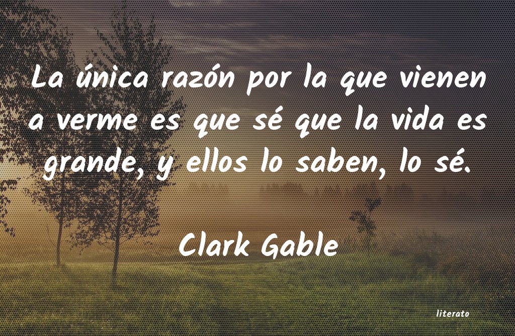 frases de Clark Gable