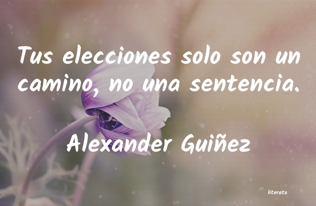 Frases de Alexander Guiñez
