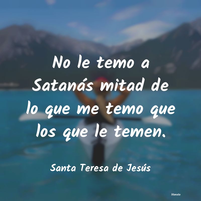 frases de Santa Teresa de Jesús