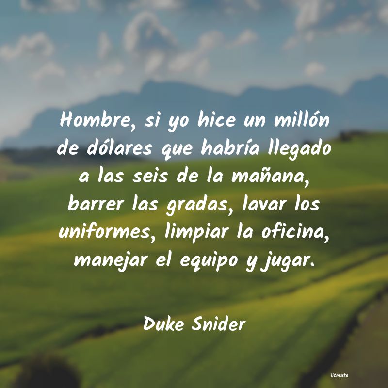 frases de Duke Snider