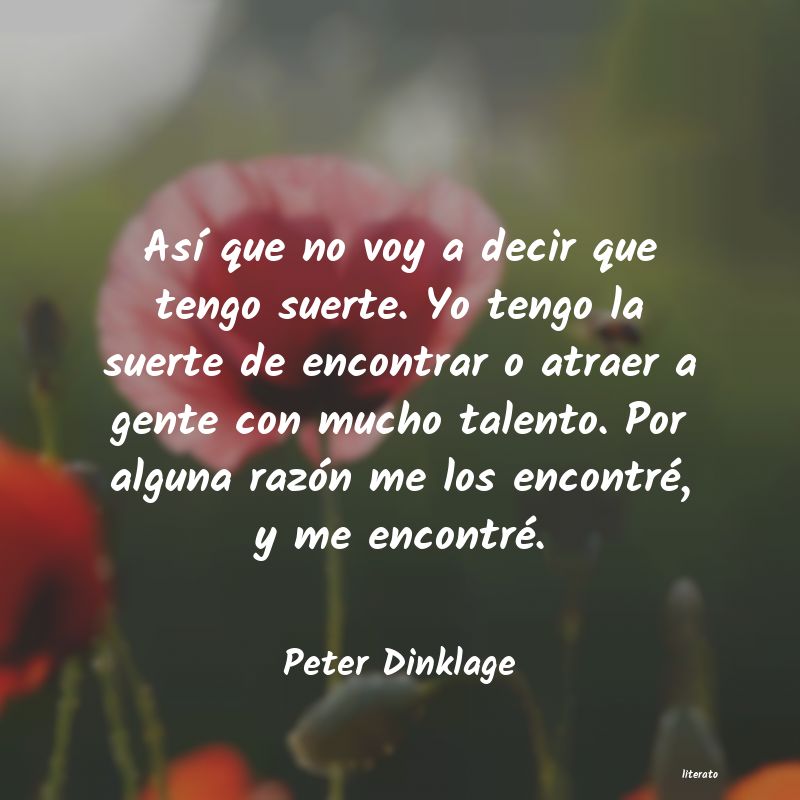 Frases de Peter Dinklage