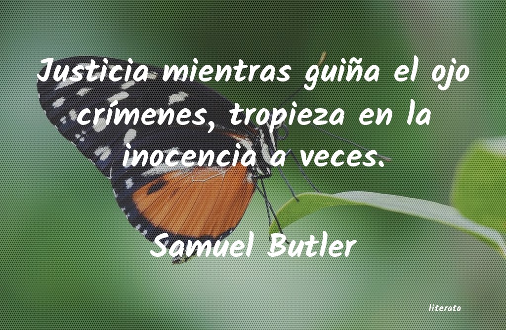 frases de Samuel Butler