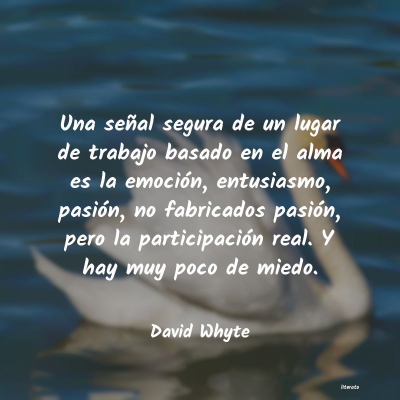 Frases de David Whyte