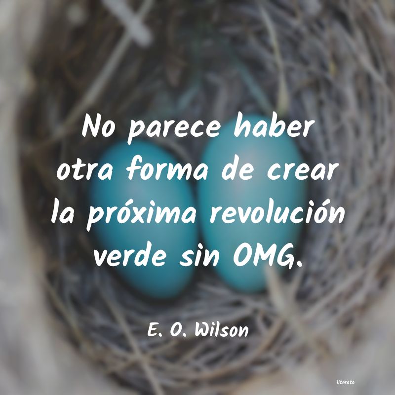 Frases de E. O. Wilson