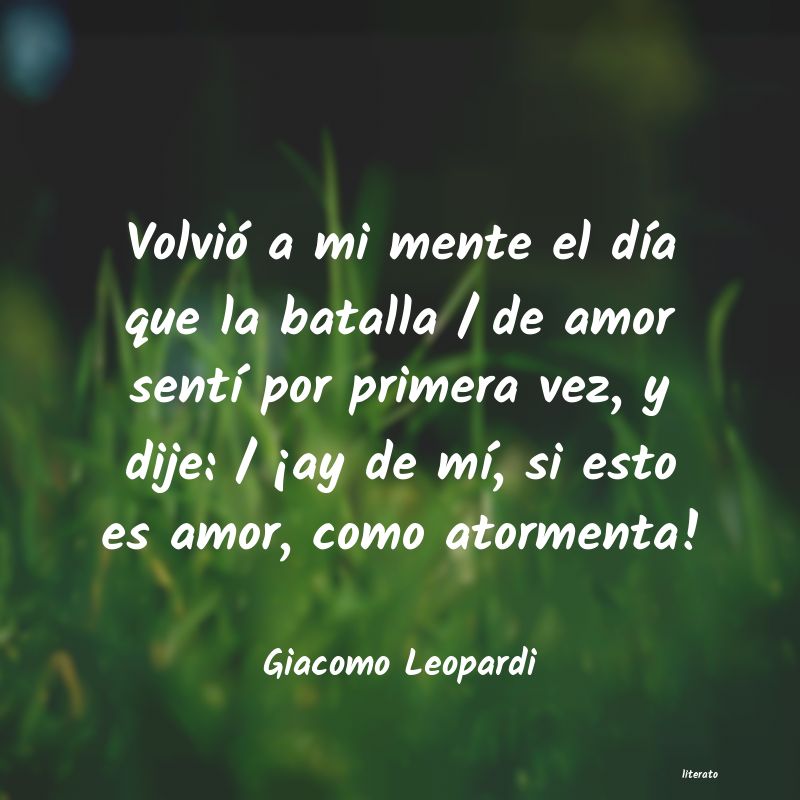 Frases de Giacomo Leopardi