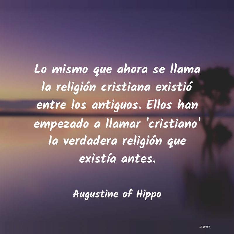 Frases de Augustine of Hippo