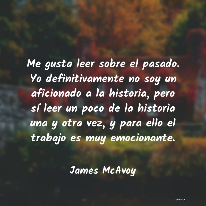 frases de James McAvoy