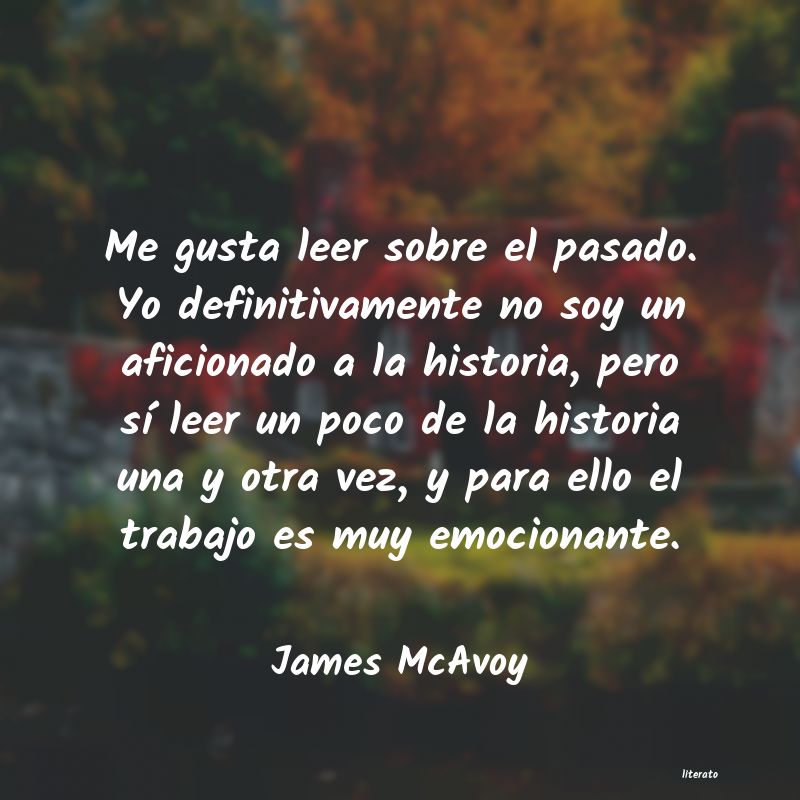 Frases de James McAvoy