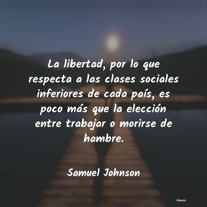 Frases de Samuel Johnson