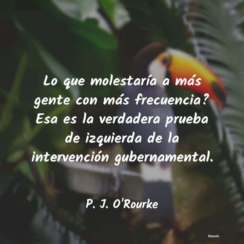 Frases de P. J. O'Rourke