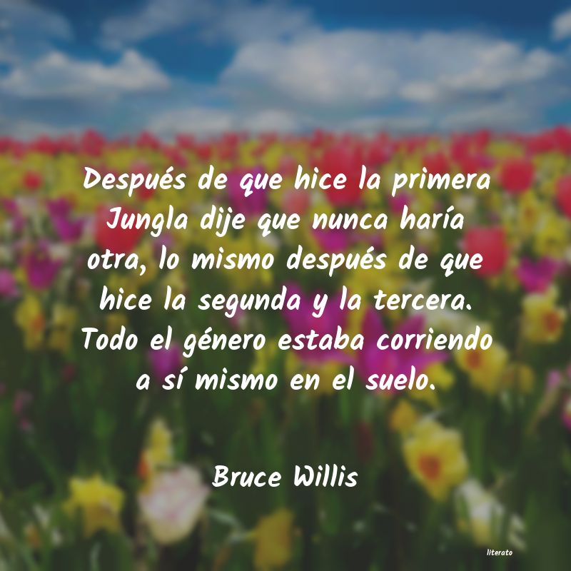 frases de Bruce Willis