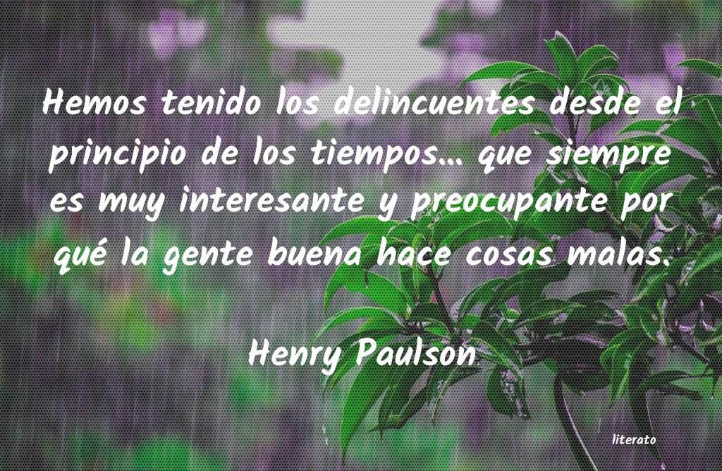 Frases de Henry Paulson