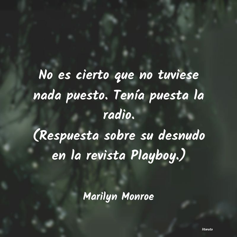 Frases de Marilyn Monroe