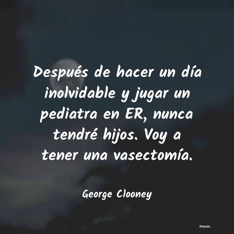 frases de George Clooney