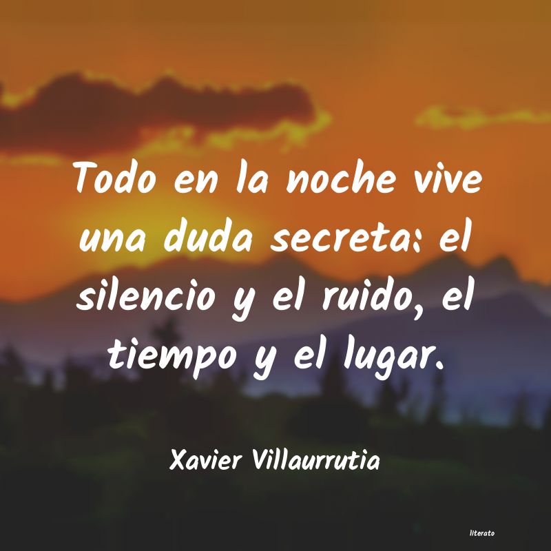 frases de Xavier Villaurrutia