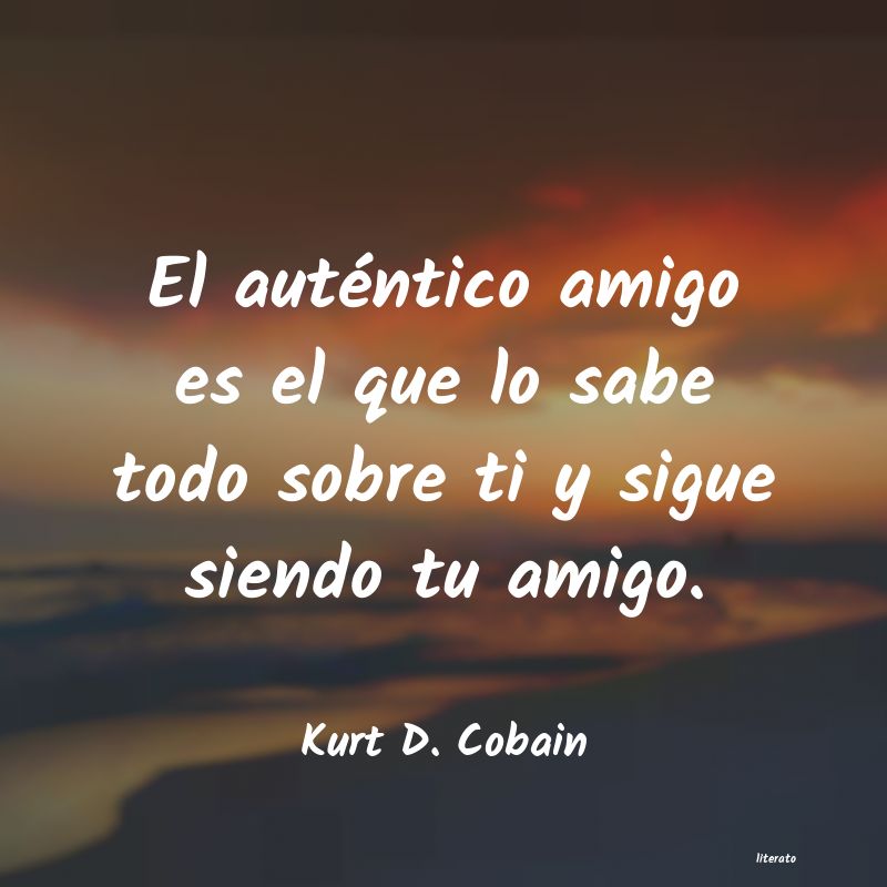 frases de Kurt D. Cobain
