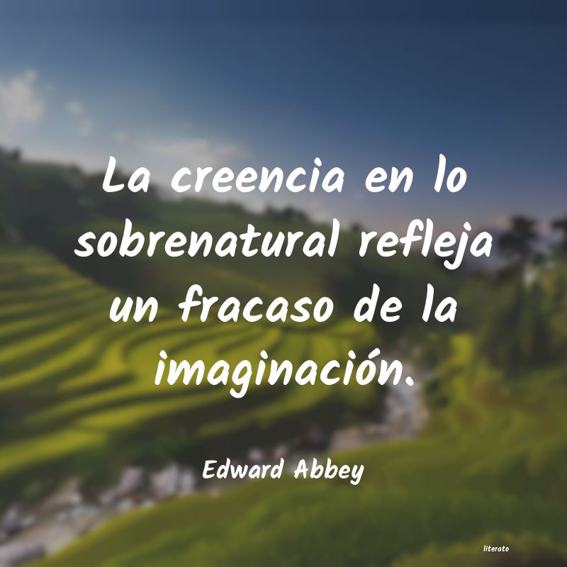 frases de Edward Abbey