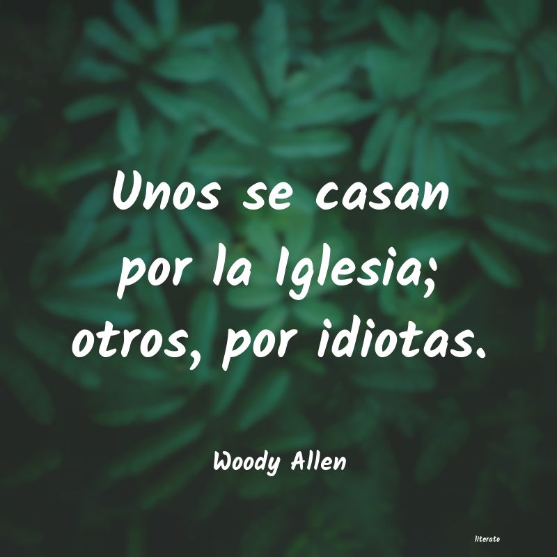 Frases de Woody Allen