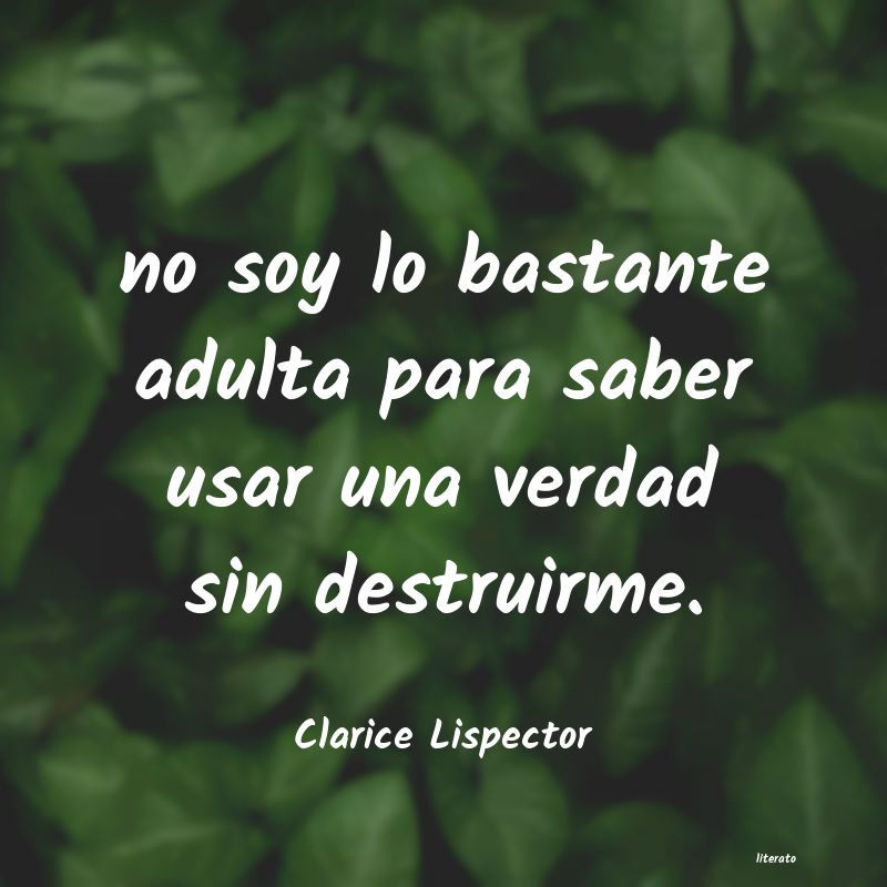 Frases de Clarice Lispector