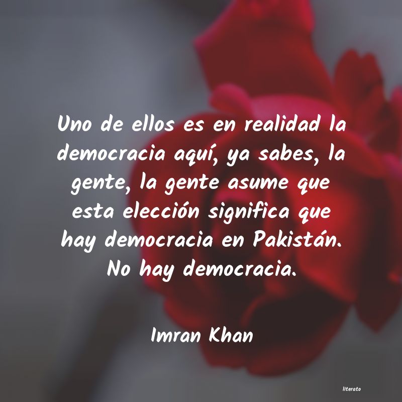 Frases de Imran Khan