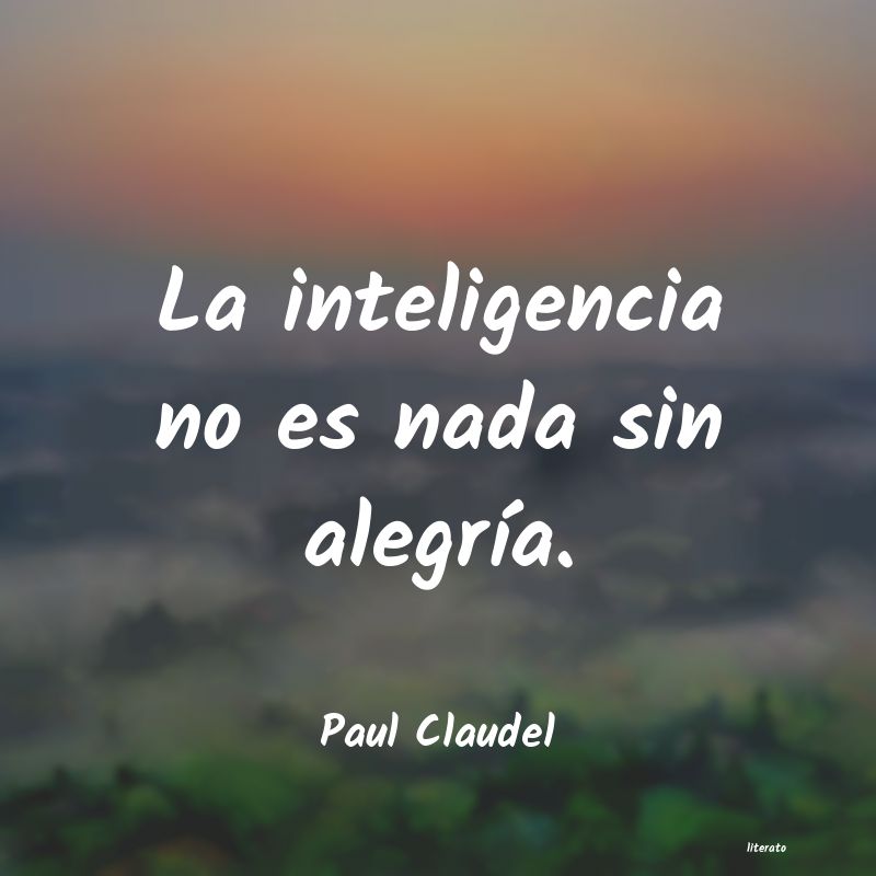 Frases de Paul Claudel