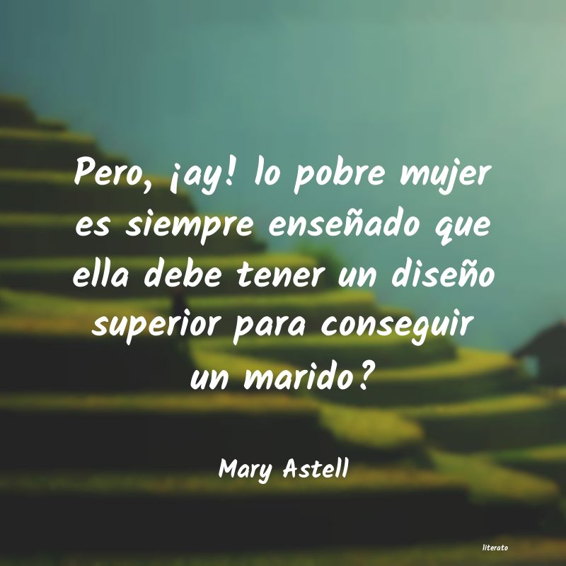 frases de Mary Astell