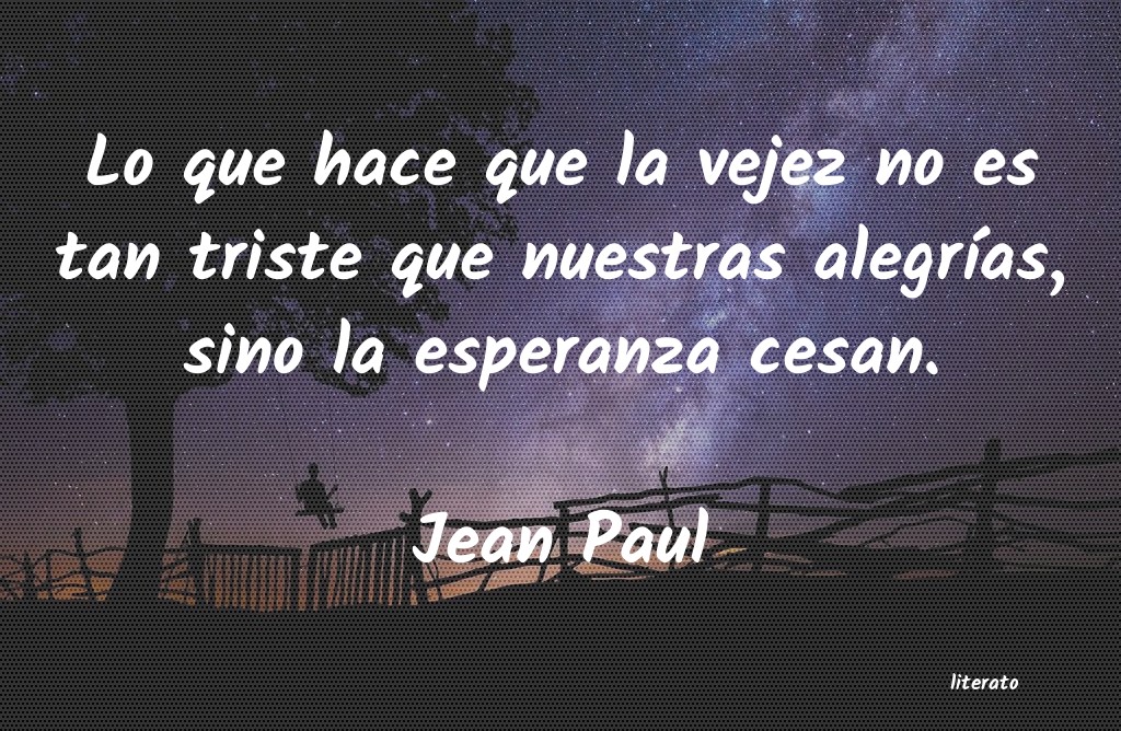 Frases de Jean Paul