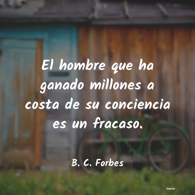 frases de B. C. Forbes