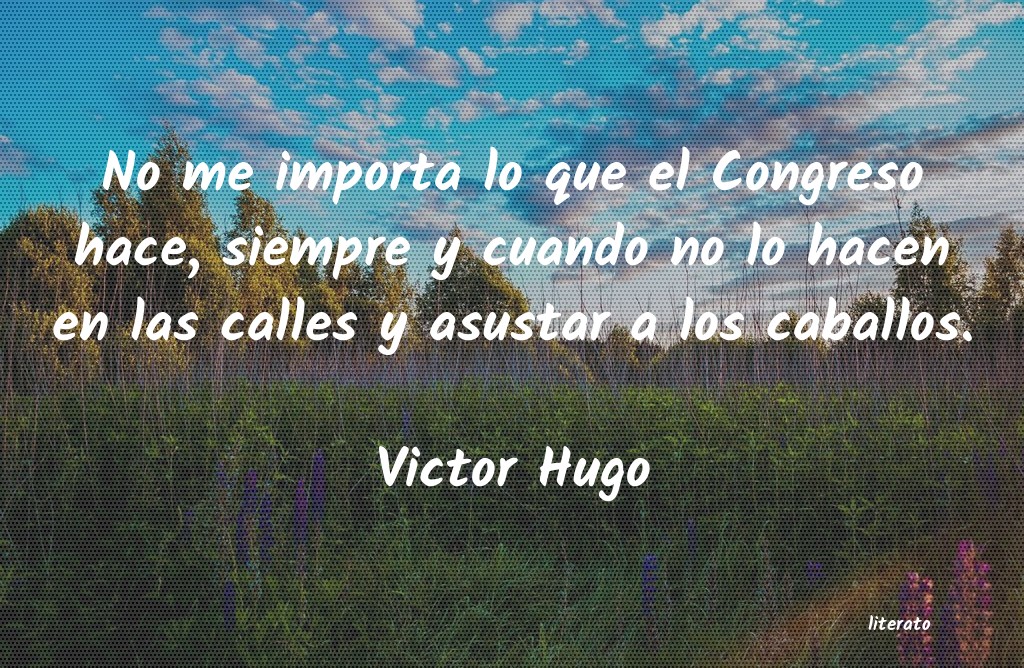 Frases de Victor Hugo