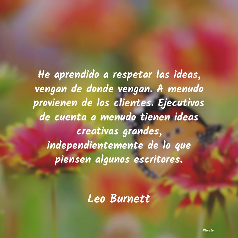 Frases de Leo Burnett