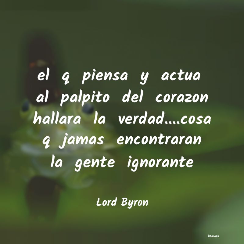 Frases de Lord Byron