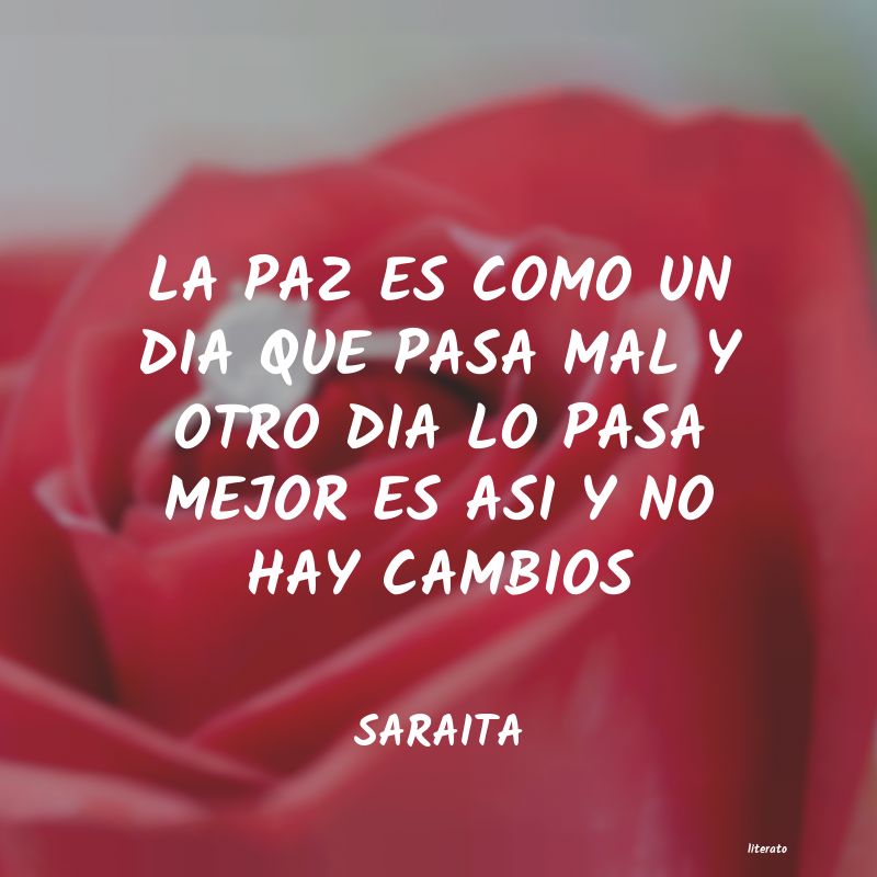 frases de SARAITA