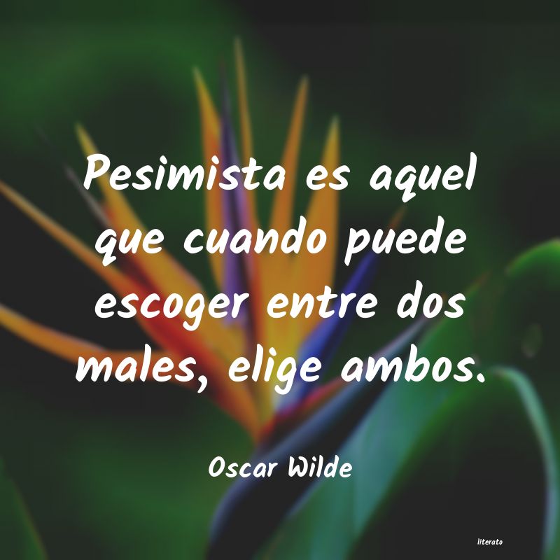 frases de Oscar Wilde