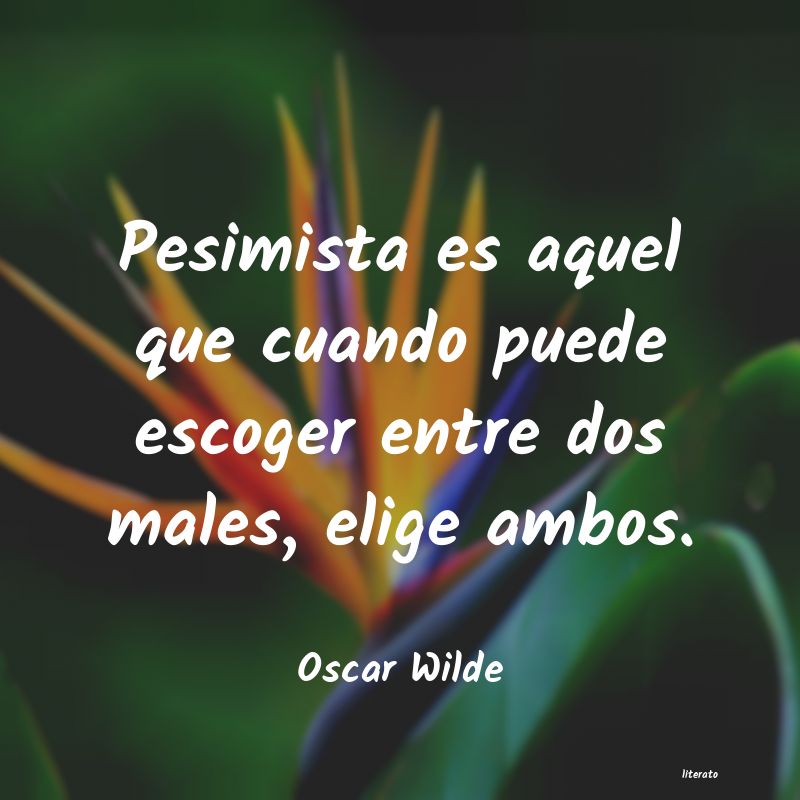 Frases de Oscar Wilde