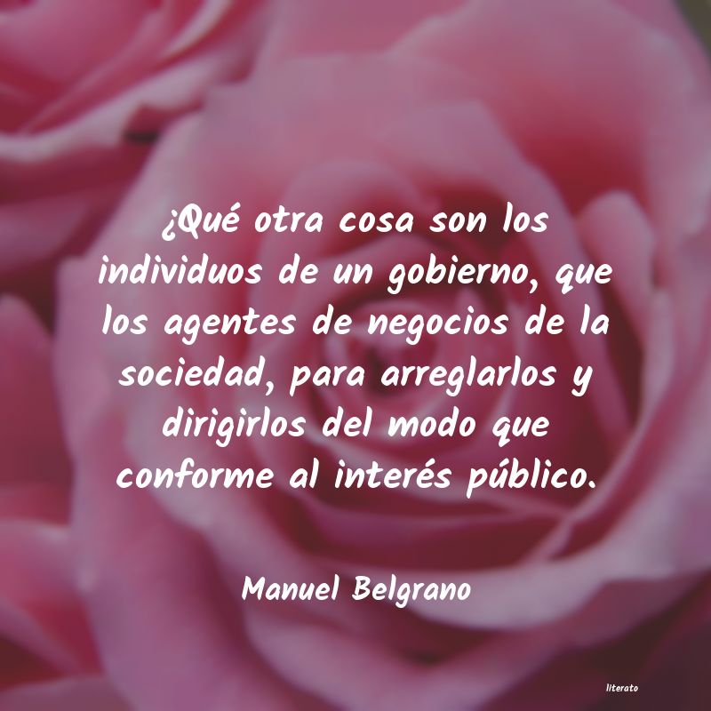 frases de Manuel Belgrano