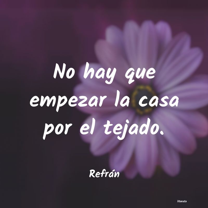 frases de Refrán