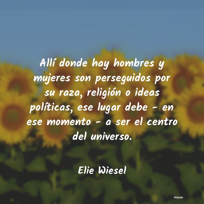 frases de Elie Wiesel