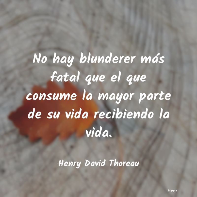 frases de Henry David Thoreau