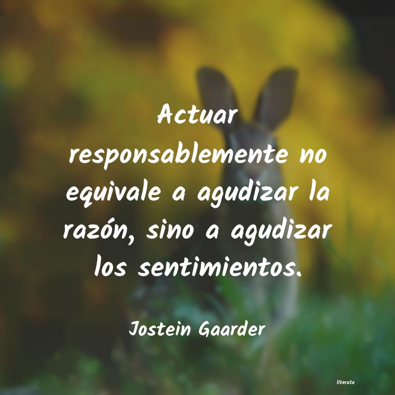frases de Jostein Gaarder