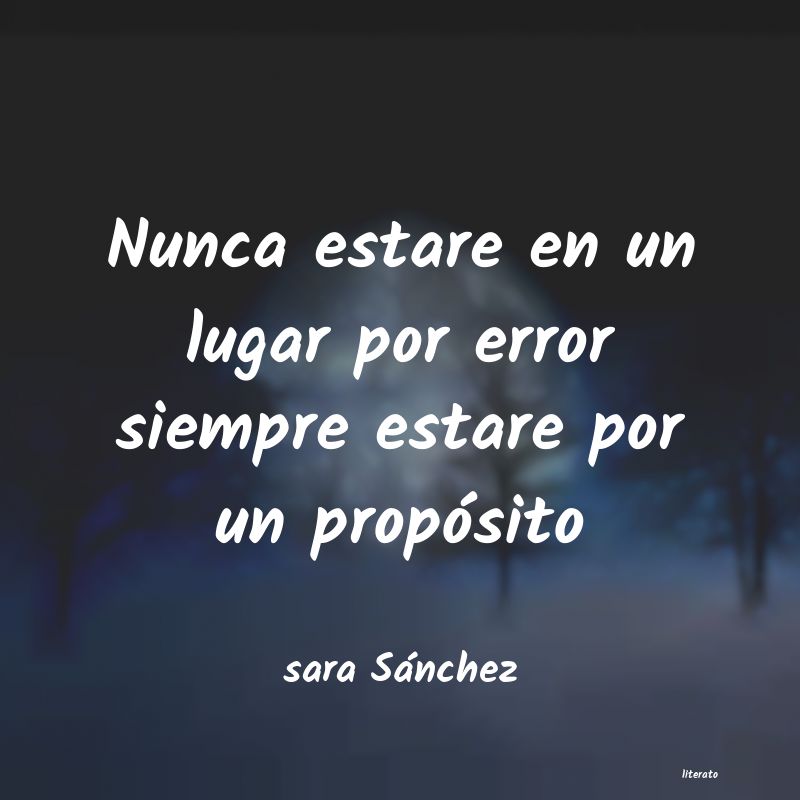 frases de sara Sánchez
