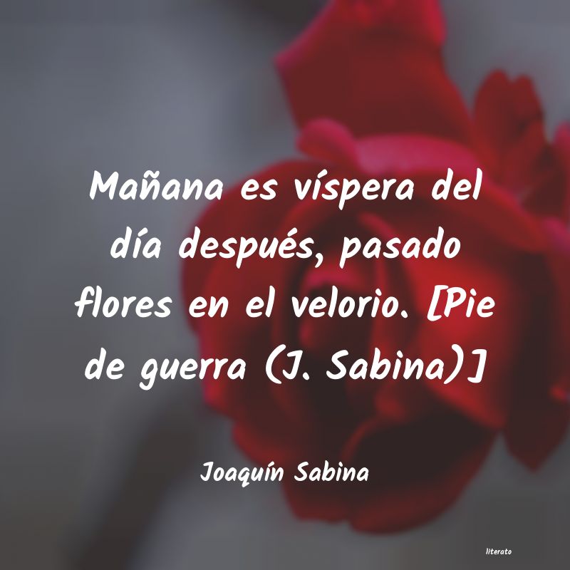 Frases de Joaquín Sabina